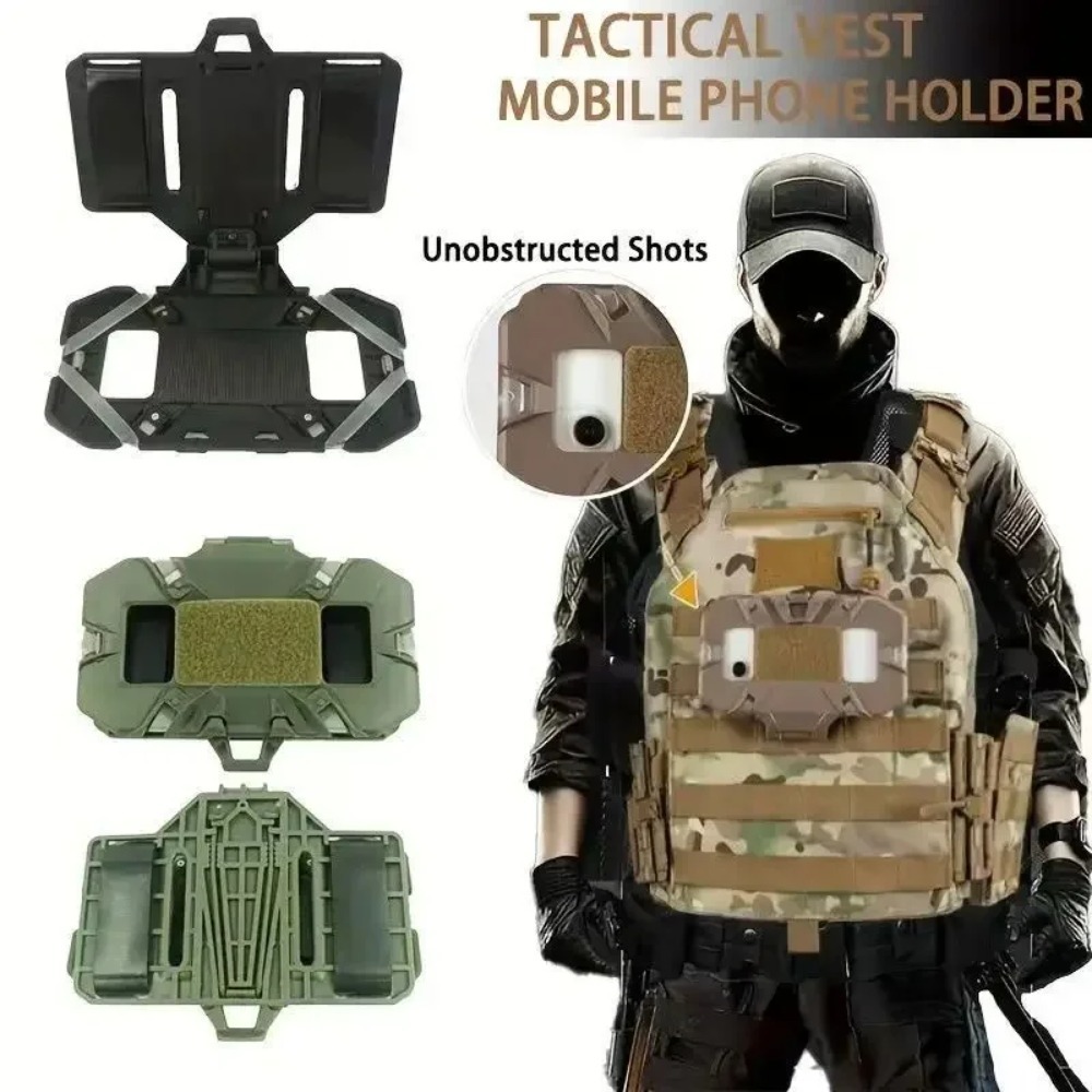 Hunting Outdoor Game - Taktyczny uchwyt na telefon MOLLE, składany