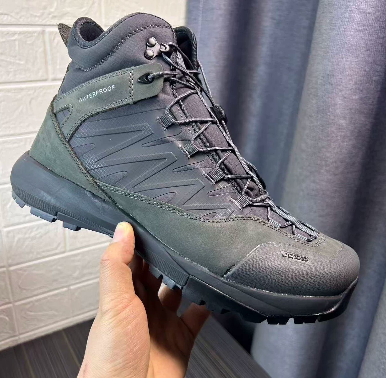 Hunting Outdoor Brand - Wysokie skórzane buty trekkingowe męskie luksusowe