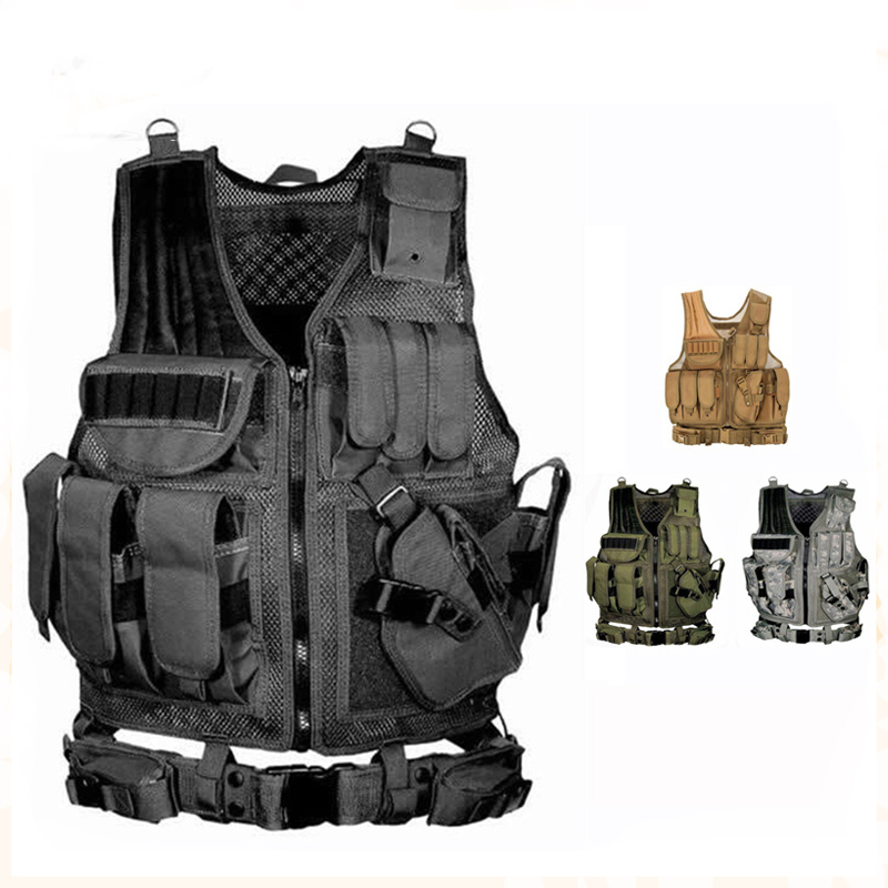 Hunting Outdoor Game - Regulowana kamizelka taktyczna Molle kamizelki bojowe