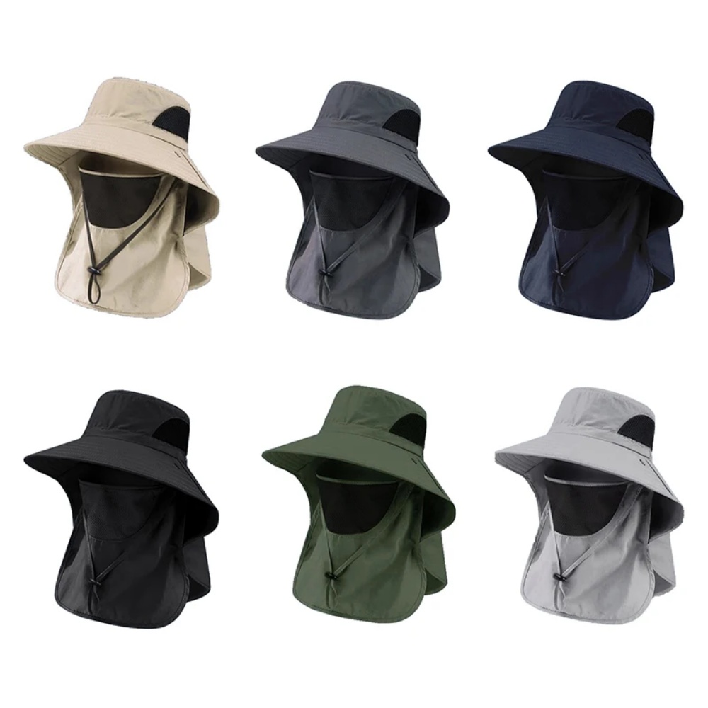 Mens Outdoor Hunting Hats - Letnie kapelusze przeciwsłoneczne z ochroną UV,