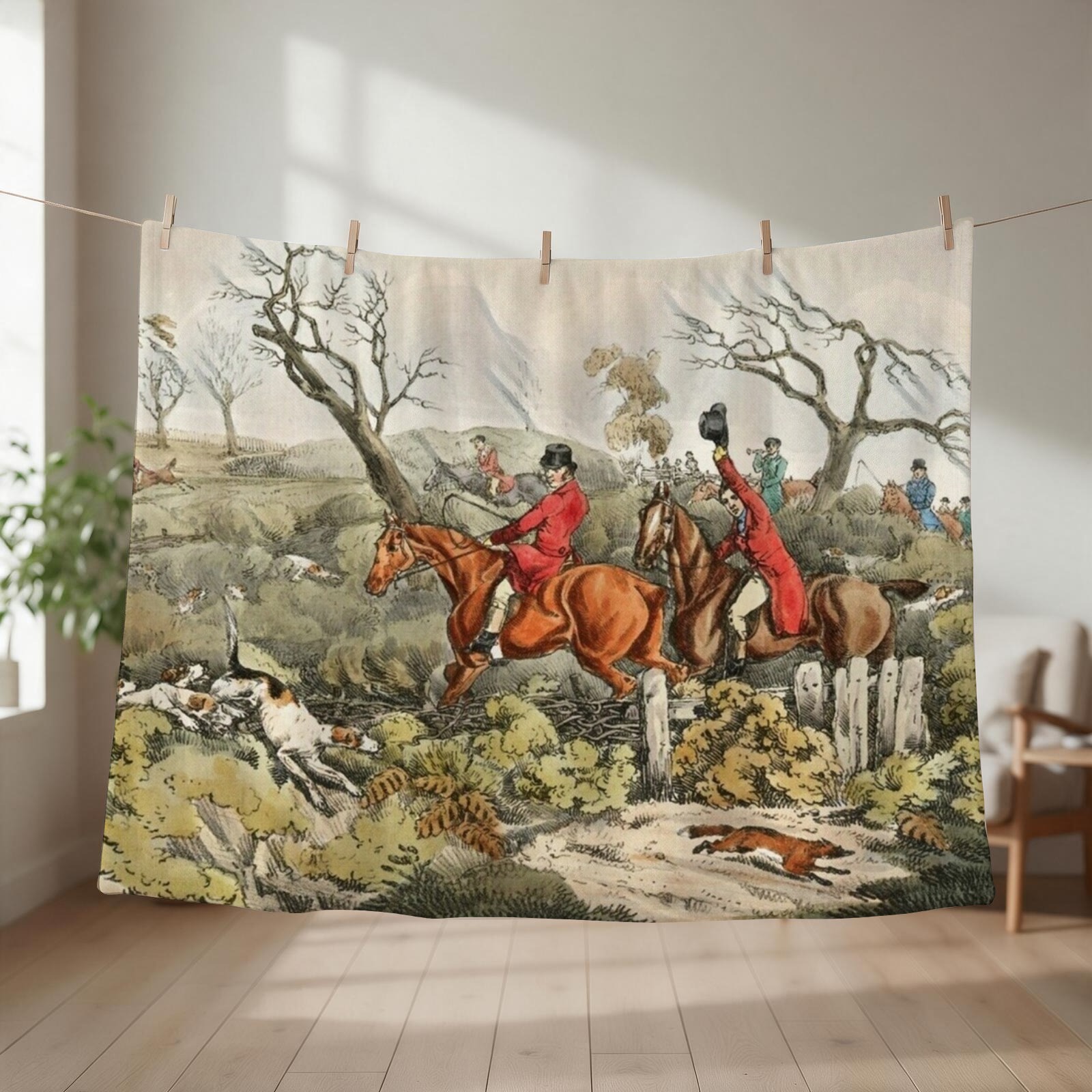 Outdoor Hunting Dogs - Polowanie na lisy – koc z