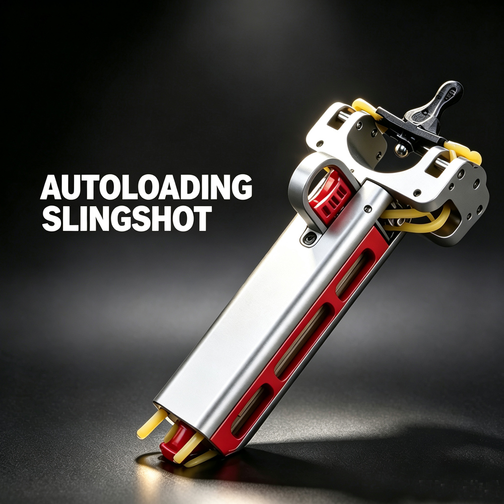 Outdoor Hunting Launcher - Całkowicie metalowa proca automatyczna ze stopu