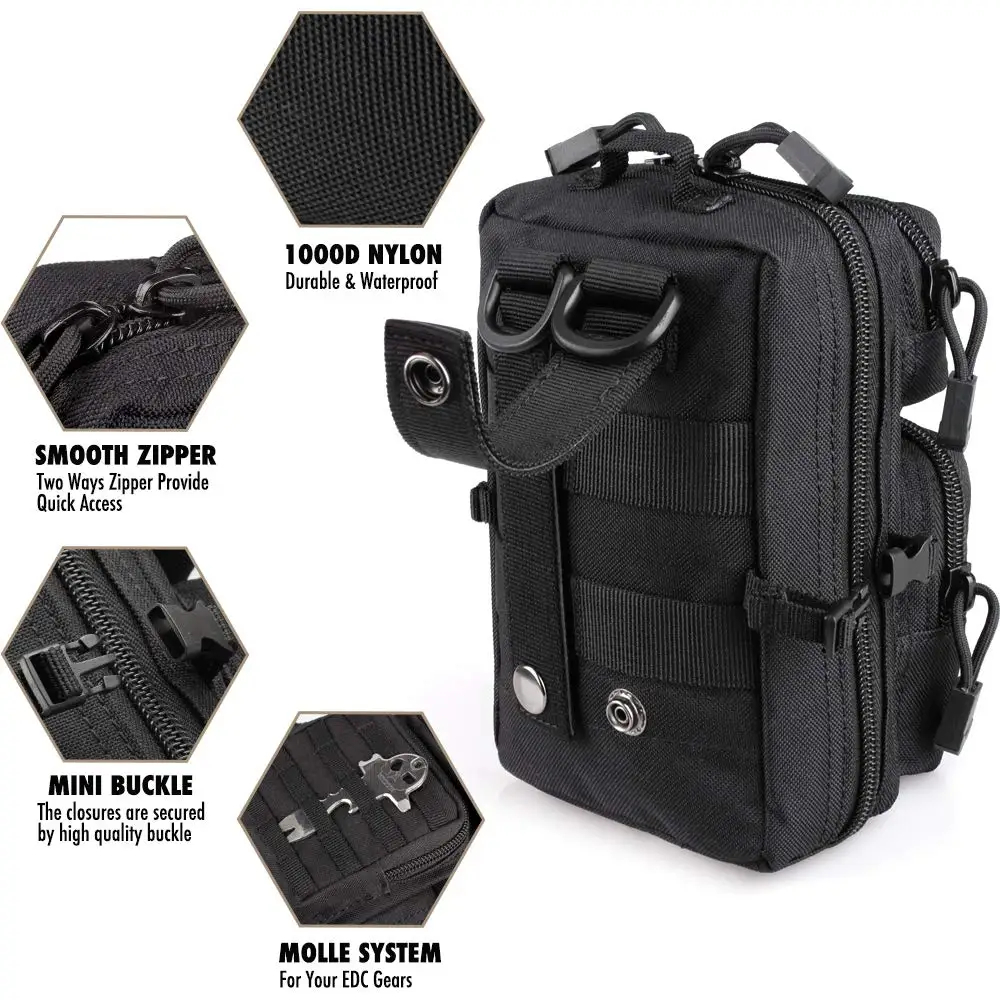 Outdoor Hunting Gear Storage - Mini torba Molle, mała torba EDC