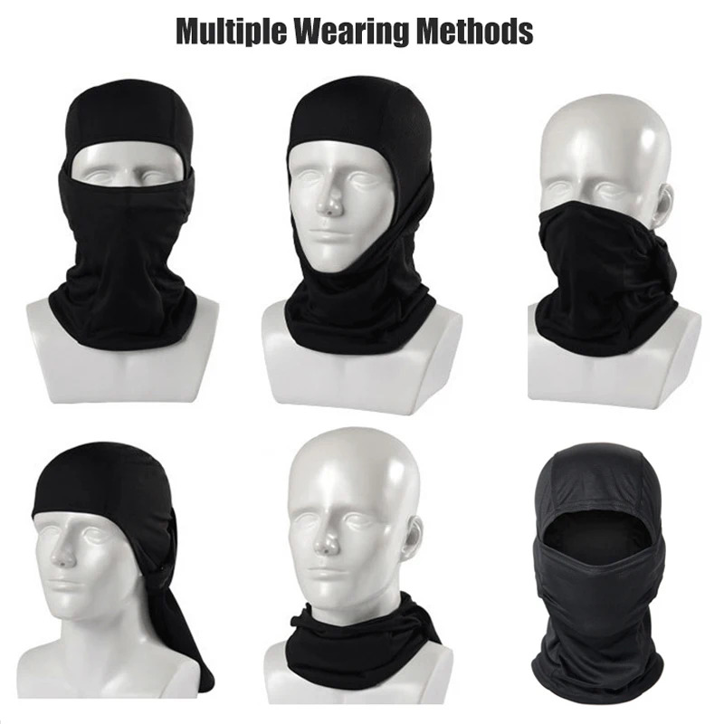 Mens Outdoor Hunting Hats - Kominiarka kamuflażowa, czapka, pełna maska na