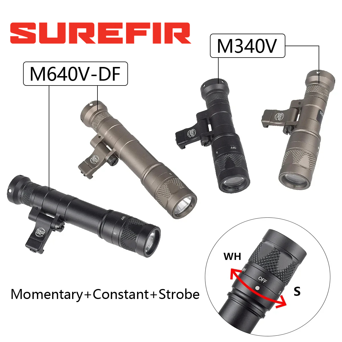 Hunting Outdoor Shop - Latarka Surefir M600 M340 DF M640