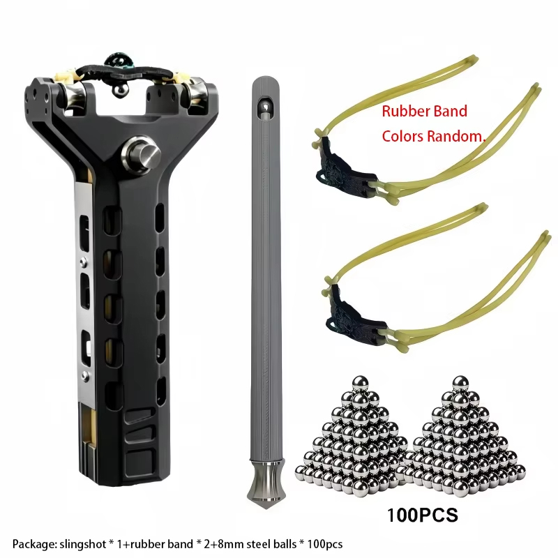 Automatyczna proca ze stali ni – Outdoor Hunting Launcher recenzja i cena