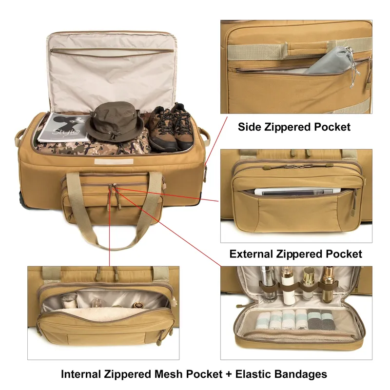 Taktyczna torba podróżna o duż – Outdoor Hunting Gear Storage recenzja i cena