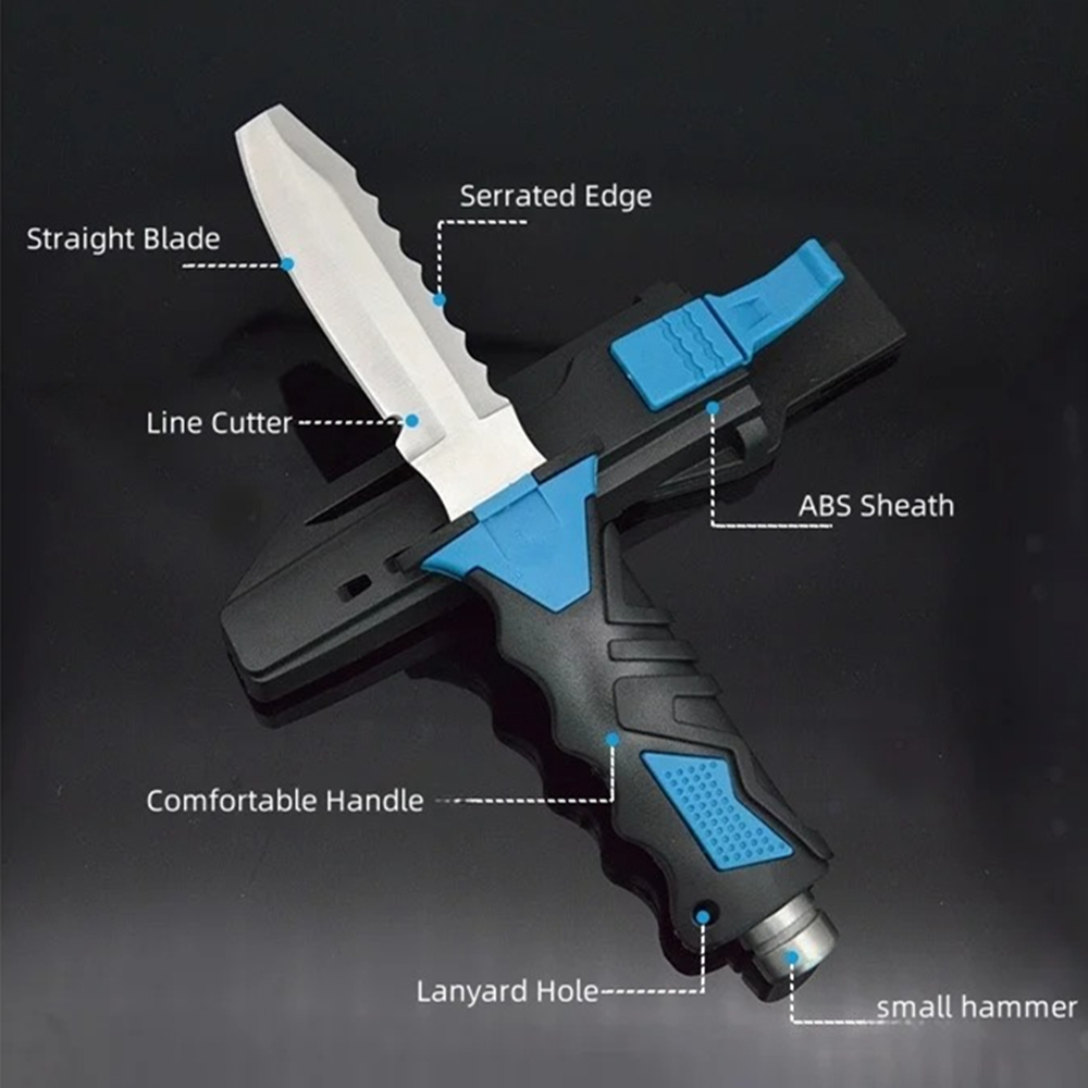 Nóż ratunkowy straży pożarnej  – Knife Hunting Fixed Blade recenzja i cena
