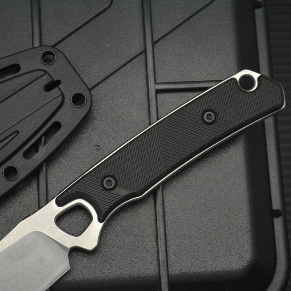 2048 EDC – prosty nóż z czarną – Knife Hunting Fixed Blade recenzja i cena