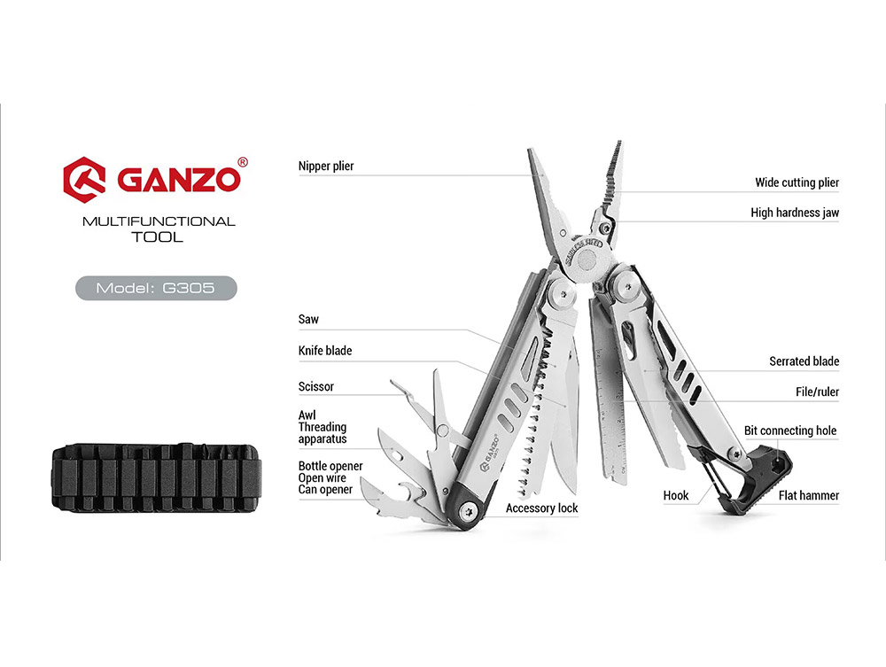Narzędzia wielofunkcyjne Ganzo – Knife Hunting Fixed Blade recenzja i cena