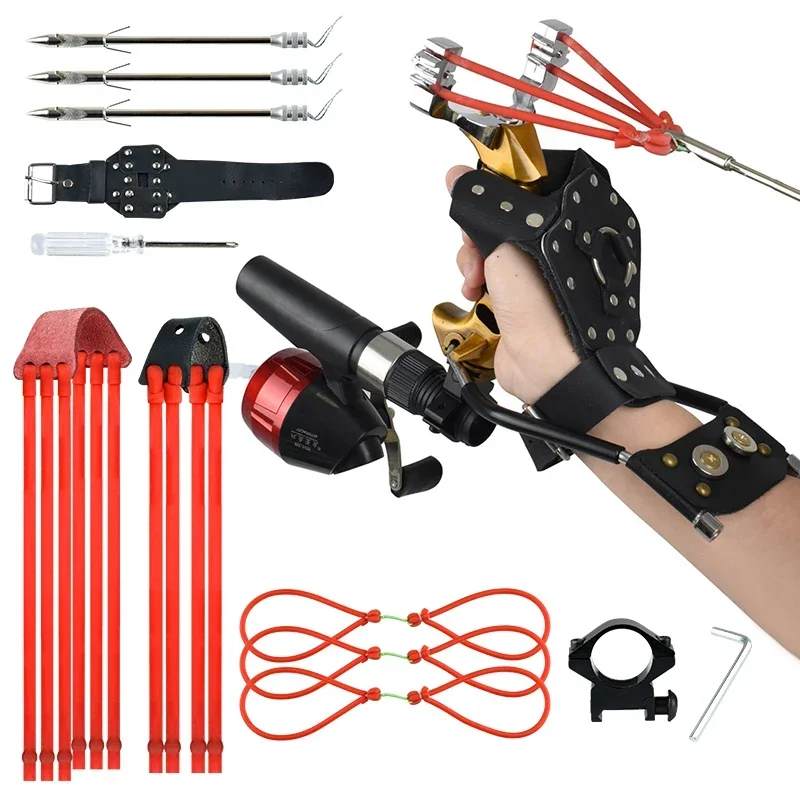 Potężna proca wędkarska z podp – Outdoor Hunting Launcher recenzja i cena