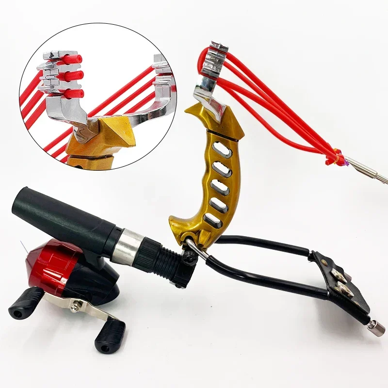 Potężna proca wędkarska z podp – Outdoor Hunting Launcher recenzja i cena