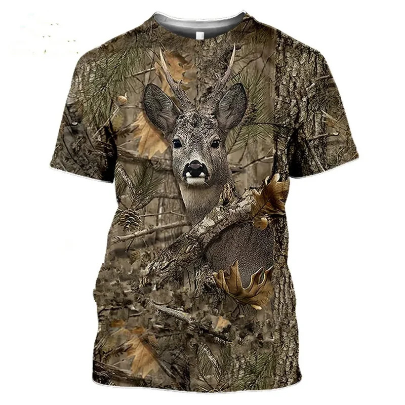 Koszulka 3D z kamuflażem, moty – Wildman Hunting & Outdoor Nelspruit recenzja i cena