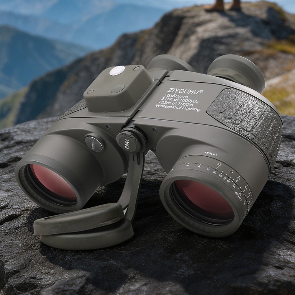 Lornetka [Marka] 10x50 z kompa – Hunting Outdoor Brand recenzja i cena